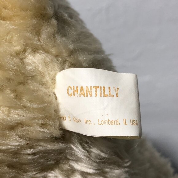 First & Main Teddy Bear Plush "Chantilly" Boho Cottagecore VTG - Picture 7 of 11